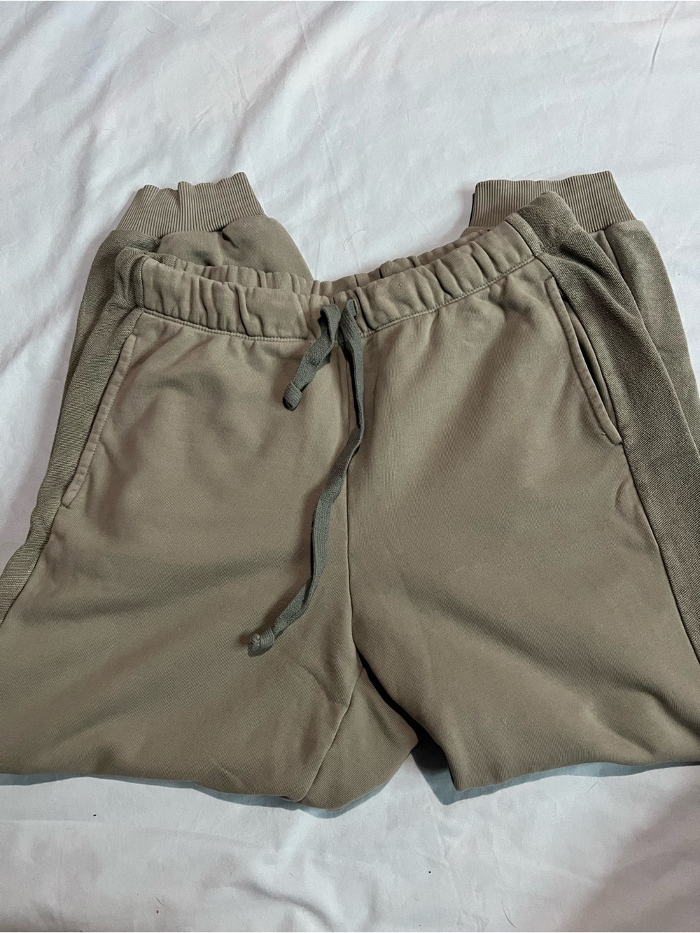 aerie womens Olive Khaki drawstring sweatpants  size Large